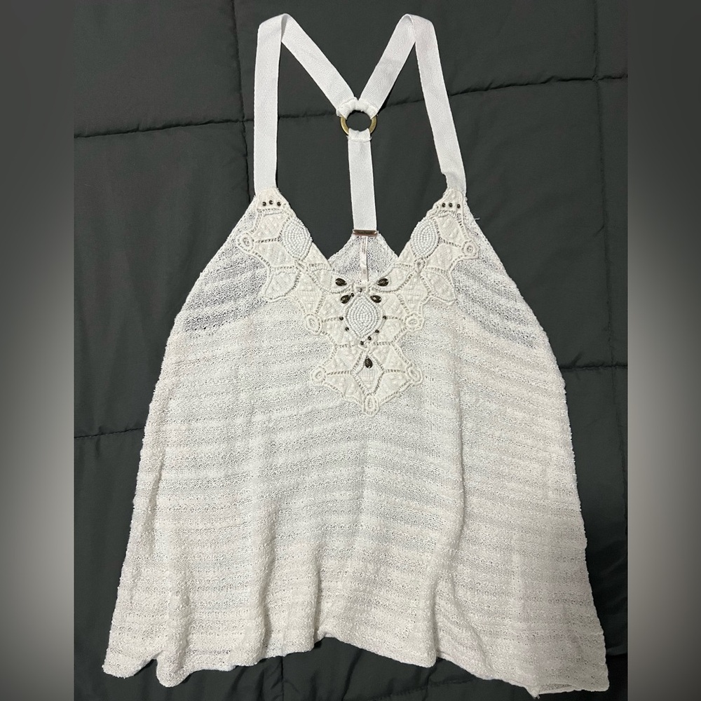 Women’s Free People Ashore Embellised  Tank Top